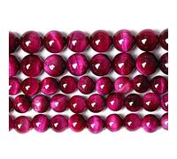 72 perline sfuse rotonde sfuse in pietra naturale di occhio di tigre da 8 mm, per la creazione di gioielli fai da te, bracciali, collane, orecchini, 2 fili, 81,3 cm