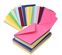 72 Pezzi Buste Colorate, 12 Colori Carino Buste Piccole, Mini Buste Colorate per Lettere, Buste da Lettera Colorate Multicolori per Matrimoni, Feste, Compleanno