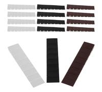 72 Pezzi Cunei Livellanti per Mobili in Plastica, 1-8mm | Scanalature e Fondo Testurizzato, Riduce Oscillazioni e Rumori, per Tavoli e Piedi Armadio, Uso Interno