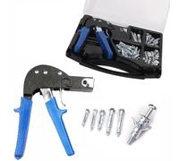 72 pezzi di fissaggio a parete cava in cartongesso, kit di strumenti per fissaggio a parete in metallo, per plastica, compensato, pareti cave, fogli di ferro