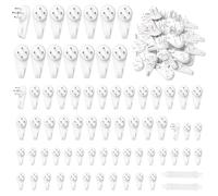 72 Pezzi Ganci per Quadri Muro,Ganci per appendere quadri,Ganci Specchio Muro,Ganci per Appendere Foto,Ganci da Parete Antitraccia,Ganci per Chiodi Invisibili