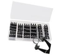 72 Pezzi Multi Scopo P Clip Con Rivestimento In Gomma Robusti Materiali In Acciaio A Molla Per L'Industria E Il Montaggio Automobilistico Uso A Casa Morsetti Di Riparazione Sanitari