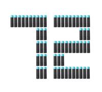 72 pezzi, munizioni in schiuma, accessori per pistole giocattolo, accessori per pistole revolver, munizioni per pistole per bambini(72 proiettili)