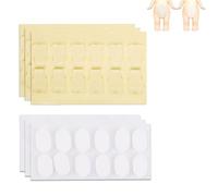 72 Pezzi Nastro Adesivo per Sonny Angel Hipper, Biadesivo Trasparenti Adesivi di Ricambio Minifigure Tenuta Sicura per Decorazioni Fai Da Te