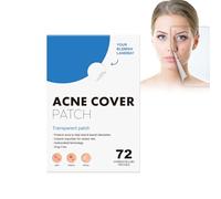 72 Pezzi Patch Per l'Acne,Brufoli Idrocolloide Invisibili,Pimple Patch Brufoli,Cerotti Brufoli,Toppe Per Acne Pimple,Allevia Efficacemente Le Comuni Macchie De Ll'Acne Per Viso (blue)