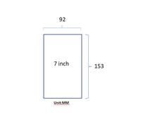 -72 pezzi Pellicole protettive universali per schermi da 5, 6, 7, 8, 9 e 10 pollici per smartphone, tablet e auto