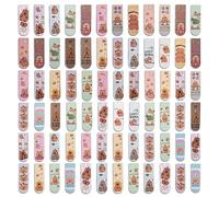 72 Pezzi Segnalibri Magnetici,6x2CM Segnalibro Capibara per Bambini Segnalibri Magnetici Colorati Clip di Pagina Colorati Regali ei Natale ei Halloween per Studenti e Amanti Della Lettura