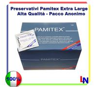 72 PRESERVATIVI PAMITEX EXTRALARGE XL NATURAL - CONFEZIONE ANONIMA