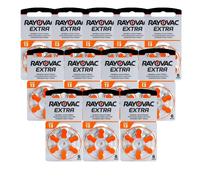 72 Rayovac Extra Avanzato Misura 13 PR48 Hearing Aiuto batteries 1.45V Zinco Air