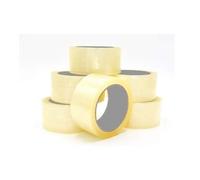 72 ROTOLI DI NASTRO ADESIVO TRASPARENTE 50X66M