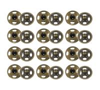 72 Set Bottoni Automatici da Cucire 7mm Bottoni Automatici a Pressione Metallo
