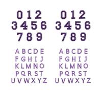 72 toppe ricamate con lettere e numeri, lavabili, da cucire, per zaini, cappelli, ricamate, lettere e numeri