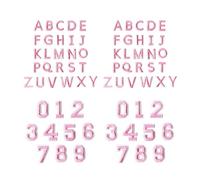 72 toppe ricamate riutilizzabili con lettere e numeri termoadesive per zaini, riparazione di indumenti, toppe ricamate per indumenti