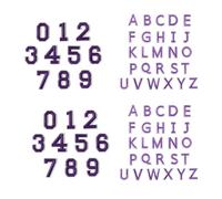 72 toppe ricamate termoadesive a forma di lettere e numeri, resistenti, per abbigliamento, cappelli, borse, per personalizzare il cucito