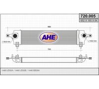 720.005 AHE Intercooler per NISSAN