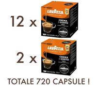 720 Capsule Caffè Lavazza A Modo Mio Crema e Gusto FORTE Originali ®