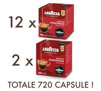 720 Capsule Caffè Lavazza A Modo Mio Espresso PASSIONALE Originali