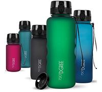 720°DGREE Borraccia 1,5 Litri “uberBottle“ +Setaccio, softTouch - Senza-BPA, Prova di Perdite - Bottiglia XL, Borracce Acqua Sportiva per Palestra, Studio Fitness, Gym, Workout, Escursioni, Università