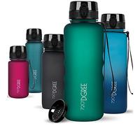 720°DGREE Borraccia 1,5 Litri “uberBottle“ +Setaccio, softTouch - Senza-BPA, Prova di Perdite - Bottiglia XL, Borracce Acqua Sportiva per Palestra, Studio Fitness, Gym, Workout, Escursioni, Università