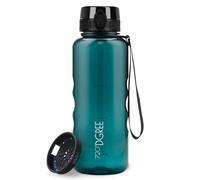 720°DGREE Borraccia 1,5Litri “uberBottle“ +Setaccio, crystalClear- Senza-BPA, Prova di Perdite - Bottiglia, Borracce d'Acqua Sportiva per Palestra, Studio Fitness, Gym, Workout, Escursioni, Università