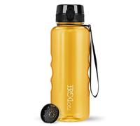 720°DGREE Borraccia 1,5Litri “uberBottle“ +Setaccio, crystalClear- Senza-BPA, Prova di Perdite - Bottiglia, Borracce d'Acqua Sportiva per Palestra, Studio Fitness, Gym, Workout, Escursioni, Università