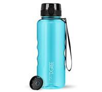 720°DGREE Borraccia 1,5Litri “uberBottle“ +Setaccio, crystalClear- Senza-BPA, Prova di Perdite - Bottiglia, Borracce d'Acqua Sportiva per Palestra, Studio Fitness, Gym, Workout, Escursioni, Università