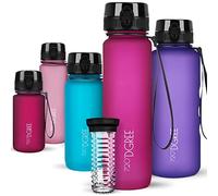 720°DGREE Borraccia 1 Litro “uberBottle“ +Infusore, softTouch - Senza-BPA, Prova di Perdite - Bottiglia, Borracce d'Acqua Sportiva per Palestra, Ciclismo, Gym, All'aperto, Escursioni, Viaggio, Lavoro