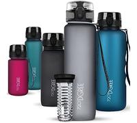 720°DGREE Borraccia 1 Litro “uberBottle“ +Infusore, softTouch - Senza-BPA, Prova di Perdite - Bottiglia, Borracce d'Acqua Sportiva per Palestra, Ciclismo, Gym, All'aperto, Escursioni, Viaggio, Lavoro