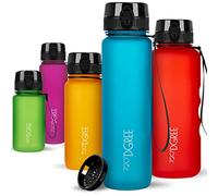 720°DGREE Borraccia 1 Litro “uberBottle“ +Setaccio, Senza BPA Prova Perdite | Tritan Bottiglia Acqua leggera - Borracce per Sport, Scuola, Bambini, Palestra, Gym, Escursioni, Outdoor, Ufficio, Università