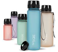 720°DGREE Borraccia 1 Litro “uberBottle“ +Setaccio, Senza BPA Prova Perdite | Tritan Bottiglia Acqua leggera - Borracce per Sport, Scuola, Bambini, Palestra, Gym, Escursioni, Outdoor, Ufficio, Università