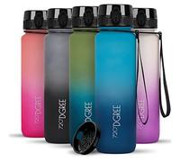720°DGREE Borraccia 1 Litro “uberBottle“ +Setaccio, softTouch - Senza-BPA, Prova di Perdite - Bottiglia, Borracce d'Acqua Sportiva per Palestra, Ciclismo, Gym, All'aperto, Escursioni, Viaggio, Lavoro