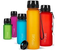 720°DGREE Borraccia 1 Litro “uberBottle“ +Setaccio, softTouch - Senza-BPA, Prova di Perdite - Bottiglia, Borracce d'Acqua Sportiva per Palestra, Ciclismo, Gym, All'aperto, Escursioni, Viaggio, Lavoro