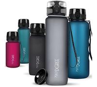 720°DGREE Borraccia 1 Litro “uberBottle“ +Setaccio, softTouch - Senza-BPA, Prova di Perdite - Bottiglia, Borracce d'Acqua Sportiva per Palestra, Ciclismo, Gym, All'aperto, Escursioni, Viaggio, Lavoro