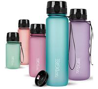 720°DGREE Borraccia 1 Litro “uberBottle“ +Setaccio, softTouch - Senza-BPA, Prova di Perdite - Bottiglia, Borracce d'Acqua Sportiva per Palestra, Ciclismo, Gym, All'aperto, Escursioni, Viaggio, Lavoro