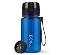 720°DGREE Borraccia 350ml “uberBottle“ +Setaccio, Senza BPA, Prova Perdite | Tritan Bottiglia Acqua leggera - Borracce per Sport, Scuola, Bambini, Palestra, Gym, Escursioni, Outdoor, Ufficio, Università