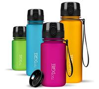720°DGREE Borraccia 350ml “uberBottle“ +Setaccio, Senza BPA, Prova Perdite | Tritan Bottiglia Acqua leggera - Borracce per Sport, Scuola, Bambini, Palestra, Gym, Escursioni, Outdoor, Ufficio, Università