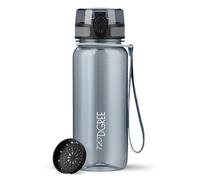 720°DGREE Borraccia 650ml “uberBottle“ +Setaccio, crystalClear - Senza-BPA, Prova Perdite - Bottiglia, Borracce d'Acqua Sportiva per Bambini, Scuola, Ciclismo, All'aperto, Escursioni, Viaggio, Lavoro