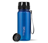 720°DGREE Borraccia 650ml “uberBottle“ +Setaccio, crystalClear - Senza-BPA, Prova Perdite - Bottiglia, Borracce d'Acqua Sportiva per Bambini, Scuola, Ciclismo, All'aperto, Escursioni, Viaggio, Lavoro