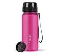 720°DGREE Borraccia 650ml “uberBottle“ +Setaccio, crystalClear - Senza-BPA, Prova Perdite - Bottiglia, Borracce d'Acqua Sportiva per Bambini, Scuola, Ciclismo, All'aperto, Escursioni, Viaggio, Lavoro