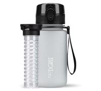 720°DGREE Borraccia Bambini 350 ml “uberBottle“ +Infusore, softTouch - Senza-BPA, Prova di Perdite - Bottiglia piccola e leggera, Borracce da 3 anni per Ragazza, Ragazzi, Scuola Materna, dell'Infanzia