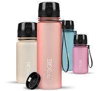 720°DGREE Borraccia Bambini 500 ml “uberBottle“ +Setaccio, softTouch - Senza-BPA, Prova di Perdite - Bottiglia, Borracce d'Acqua per Ragazza, Ragazzi, Scuola, Ciclismo, All'aperto, Escursioni, Viaggio