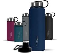 720°DGREE - Borraccia in acciaio inox "noLimit", 950 ml, a prova di perdite, adatta per anidride carbonica, senza BPA, con tappo a vite, per sport, fitness, attività all’aria aperta, con tappo sportivo