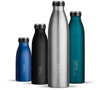 720°DGREE Borraccia Termica 1 Litro “milkyBottle“ - Senza-BPA Prova di Perdite - Bottiglia acqua termiche in acciaio inox - Borracce perfetto per bevande calde, fredde, università, ufficio, all'aperto