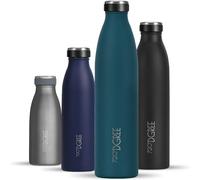 720°DGREE Borraccia Termica 1 Litro “milkyBottle“ - Senza-BPA Prova di Perdite - Bottiglia acqua termiche in acciaio inox - Borracce perfetto per bevande calde, fredde, università, ufficio, all'aperto