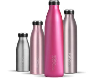 720°DGREE Borraccia Termica 1 Litro “milkyBottle“ - Senza-BPA Prova di Perdite - Bottiglia acqua termiche in acciaio inox - Borracce perfetto per bevande calde, fredde, università, ufficio, all'aperto