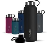 720°DGREE Borraccia termica 750 ml "noLimit" - Bottiglia acqua termiche in acciaio inox - Senza BPA - Borracce perfetto per bevande (710ml) calde, fredde, università, ufficio, all'aperto +2 Coperchi