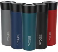 720°DGREE Tazza Termica Viaggio 460ml “PleasureToGo 2.0“ - 3 Misure, Senza BPA, Prova Perdite, Acciaio Inossidabile, Doppia Parete Isolata Sottovuoto, 360°-Coperchio - Caffè, Tè 6h caldo, 12h freddo