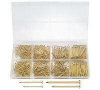 720 Pezzi Assortimento di Chiodi, Chiodi per Muro per Appendere Quadri da Parete, Lavorazione Legno, Cartongesso e Pino