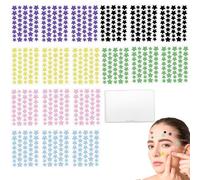 720 Pezzi Patch Brufoli Stelline, Pimple Patch Star 2 in 1 Giorno e Notte, Cerotti Brufoli Viso, Naturale Hydrocolloid Acne Patch con Olio di Tè e Acido Salicilico, acne patch Assorbenti Traspirante