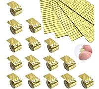7200 piastrelle a specchio a mosaico a sfera da discoteca, autoadesive, in vero vetro, quadrate, per fai da te, fai da te, argento, oro rosa, 15 fogli (oro)